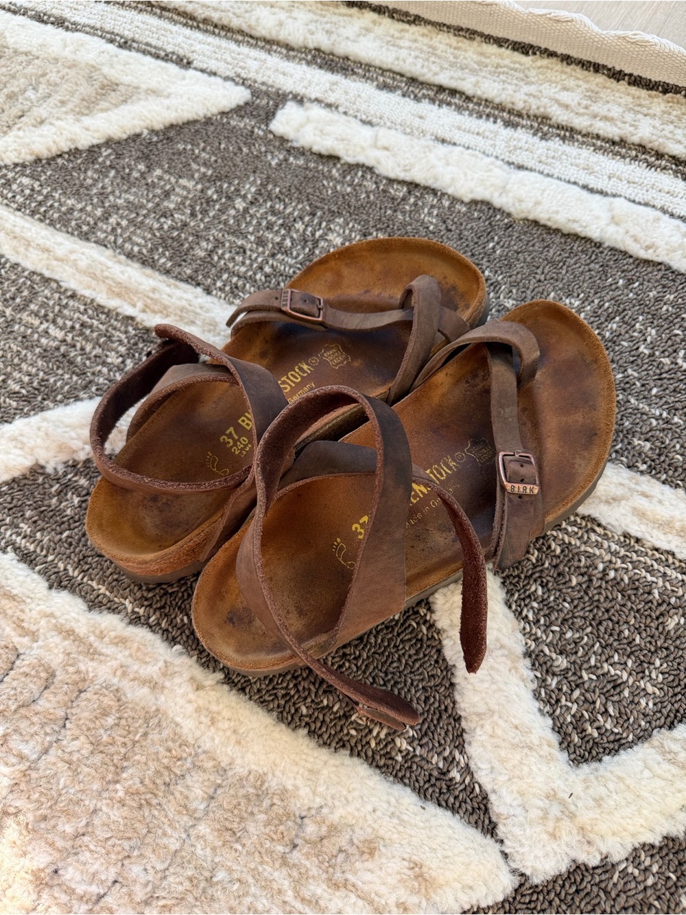 Birkenstocks with ankle strap
